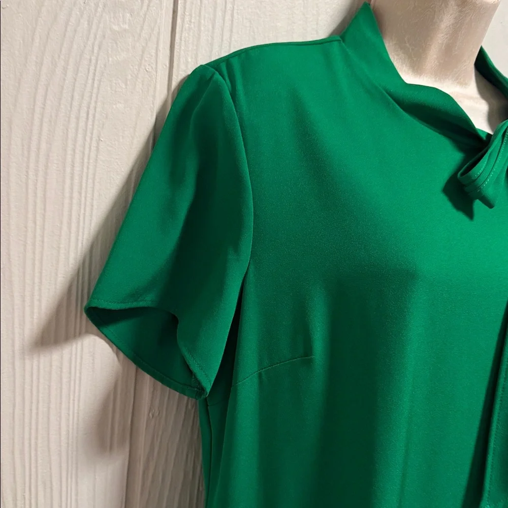 CeCe Sportswear Women's Short Sleeve A-line Dress with Bow SIZE 12 - Picture 6 of 12
